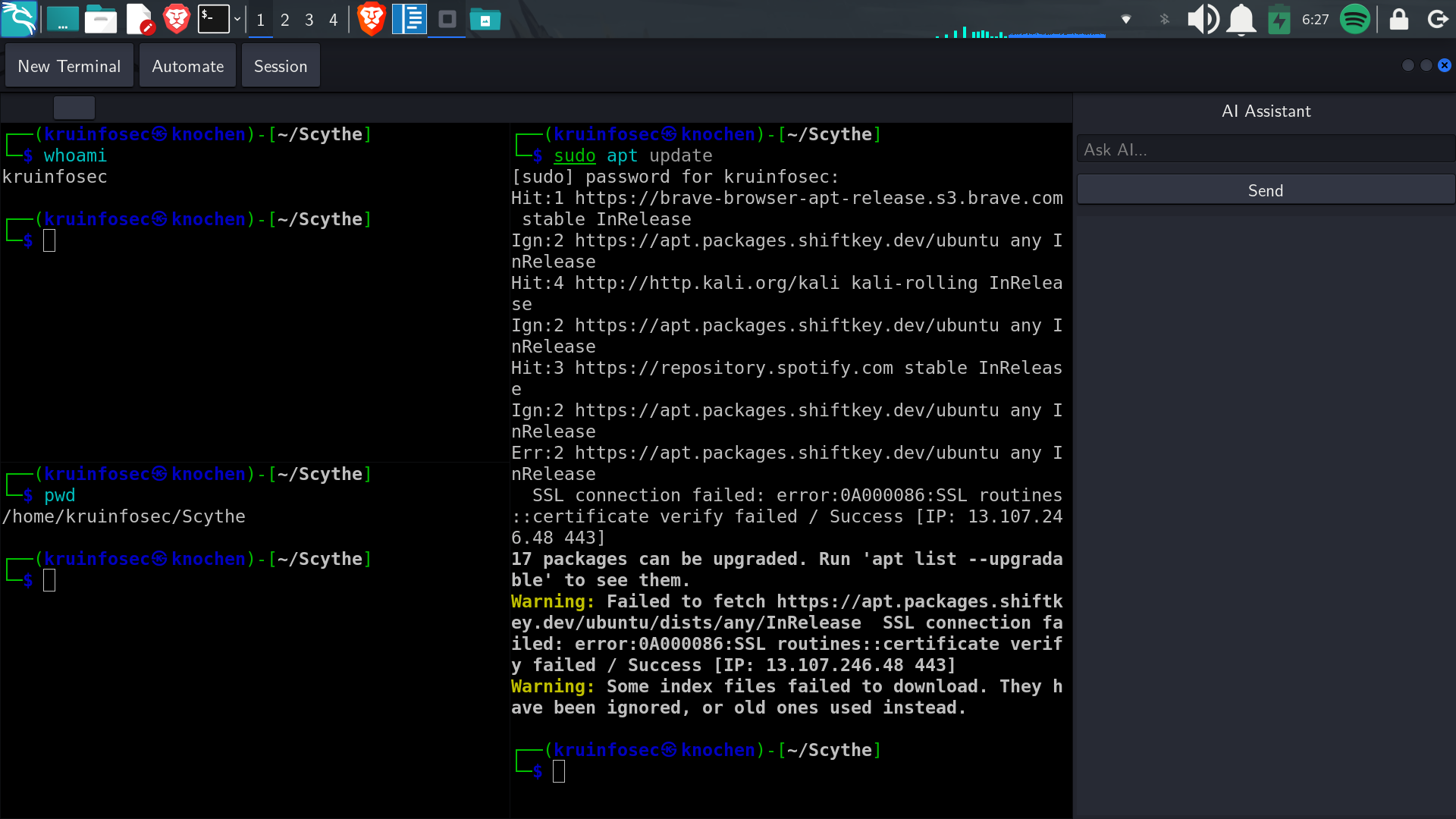 Multi-Terminal Interface